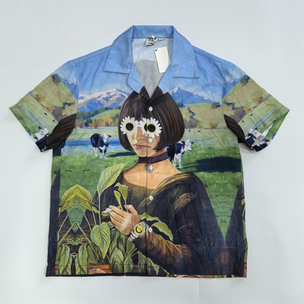 Heat transfer short-sleeved shirt